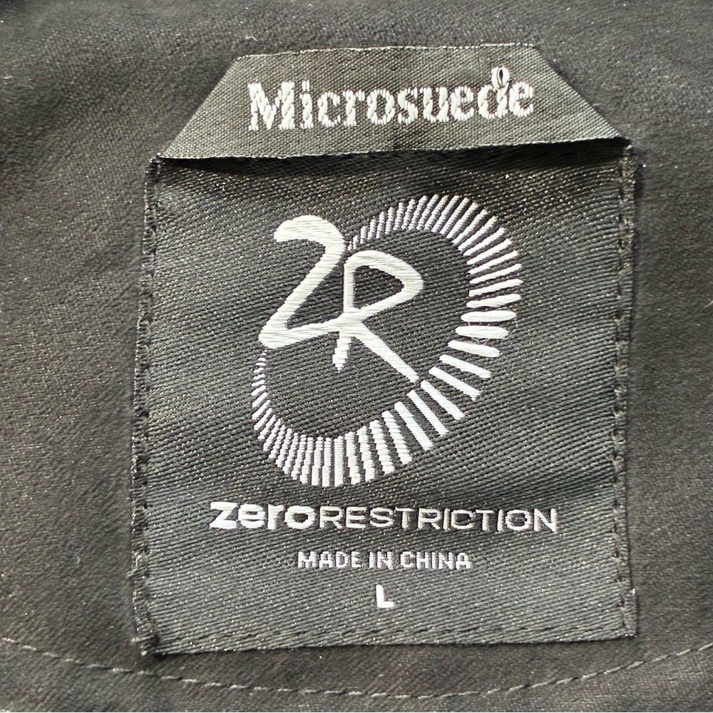 Zero Restriction Microsuede Black Long Sleeve Pul… - image 3